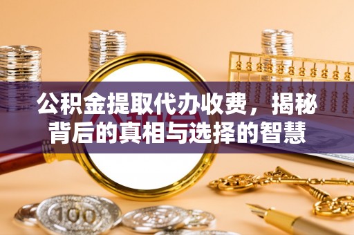 合肥公积金提取代办收费，揭秘背后的真相与选择的智慧