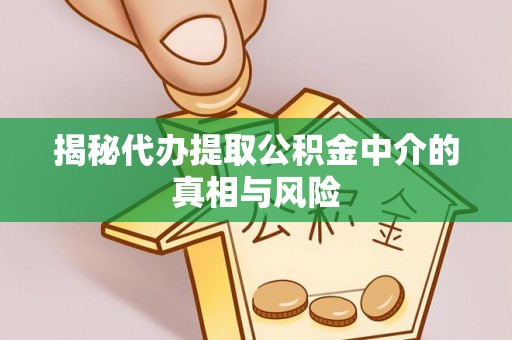 合肥揭秘代办提取公积金中介的真相与风险