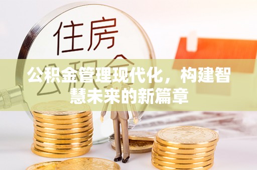 合肥公积金管理现代化，构建智慧未来的新篇章