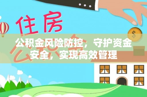 合肥公积金风险防控，守护资金安全，实现高效管理