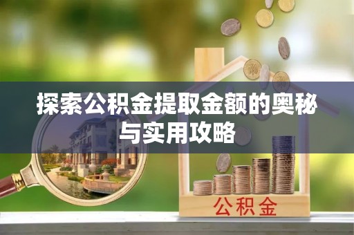 合肥探索公积金提取金额的奥秘与实用攻略